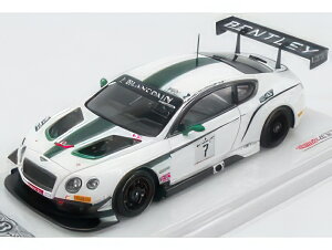 BENTLEY GT3 N 7 BLANCPAIN GT TOTAL 24h SPA 2014 WHITE/TRUESCALE 1/43�~�j�J�[