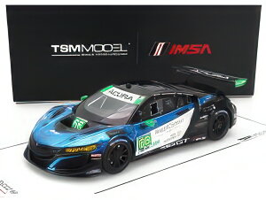 ACURA NSX GT3 EVO22 3.5L TURBO V6 TEAM GRADIENT RACING N 66 24h DAYTONA 2022 K.SIMPSON T.BECHTOLSHEIMER BLACK WHITE BLUE/TRUESCALE 1/43~jJ[