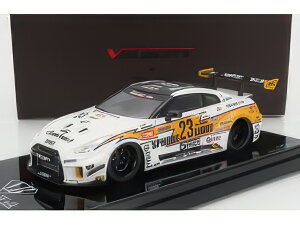 NISSAN 35GTRR LBSILHOUETTE N 23 WORKS LIBERTY WALK 2020 WHITE YELLOW BLACK/TRUESCALE 1/43�~�j�J�[