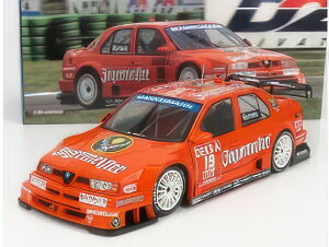 ALFA ROMEO 155 V6 TI JAGERMEISTER RACING N 19 DTM ITC 1995 MICHAEL BARTELES ORANGE/WERK83 1/18~jJ[