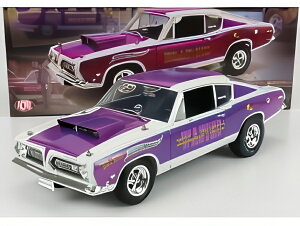 PLYMOUTH BARRACUDA BILLI THE KID �N�[�y 1968 �z���C�g/�p�[�v�����^���b�N/ ACME 1/18 822�����~�j�J�[