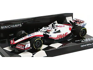 HAAS F1 VF22 TEAM HAAS N 20 SILVERSTONE BRITISH GP 2022 KEVIN MAGNUSSEN WHITE BLACK RED/MINICHAMPS 1/43~jJ[