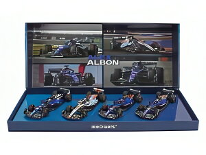 �y�\��zWILLIAMS F1 FW45 GULF 4��Z�b�g No.23 ALEXANDER ALBON 2023 �u���[/�u���b�N/ MINICHAMPS 1/43 222�����~�j�J�[