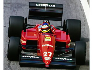 y\z2025N\FERRARI F1 87/88C N 27 2nd ITALY MONZA GP 1988 MICHELE ALBORETO RED/GP Replicas 1/18~jJ[