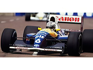 y\z2025N\WILLIAMS F1 FW14B RENAULT N 6 2nd BRITISH GP 1992 RICCARDO PATRESE BLUE YELLOW WHITE/GP Replicas 1/18~jJ[
