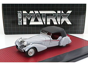 BUGATTI T57SC ROADSTER VANDEN PLAS CLOSED 1938 GREY BLACK/Matrix 1/43~jJ[