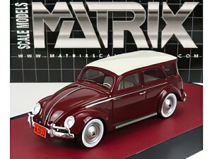 VOLKSWAGEN FUSCA SW STATION WAGON PROTOTYPE 1962 BROWN WHITE/Matrix 1/43�~�j�J�[