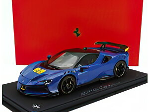 FERRARI SF90 XX STRADALE 2024 AZZURRO DINO LIGHT BLUE BLACK YELLOW/BBR 1/18~jJ[