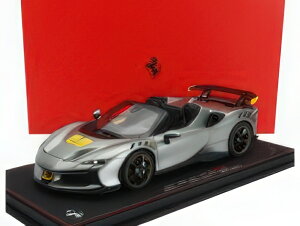 FERRARI SF90 XX STRADALE SPIDER 2024 GRIGIO COMPETIZIONE GREY YELLOW/BBR 1/18~jJ[