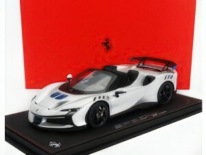 FERRARI SF90 XX STRADALE SPIDER 2024 ARGENTO NURBURGRING SILVER BLUE/BBR 1/18~jJ[