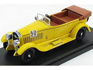 ISOTTA FRASCHINI 8A SPIDER N 50 WINNER RALLY MILANO SANREMO 1933 ROSALINDA BIANCHI ANDERLONI YELLOW/Rio 1/43~jJ[