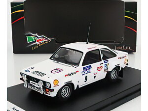 FORD ENGLAND ESCORT MKII (night version) N 9 RALLY 1000 LAKES 1976 A.VATANEN A.AHO WHITE RED/Trofeu 1/43~jJ[