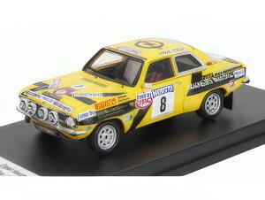 OPEL ASCONA (night version) N 8 RALLY 1000 LAKES 1975 ANDERS KULLANG CLAESGORAN ANDERSSON YELLOW/TROFEU 1/43~jJ[