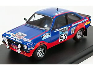 FORD ENGLAND ESCORT MKII N 53 20th RALLY RAC 1977 M.WILSON T.HARRYMAN BLUE RED/Trofeu 1/43~jJ[