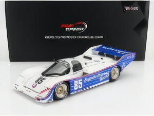 PORSCHE 962 2.8L TURBO N 85 TEAM BUD BAYSIDE DISPOSAL RACING WINNER IMSA 300km LAGUNA SECA 1987 KLAUS LUDWIG WHITE BLUE/TRUESCALE 1/18~jJ[