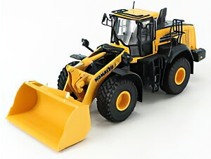 KOMATSU WA47510 RUSPA GOMMATA SCRAPER TRACTOR YELLOW BLACK/Univrsal Hobbies 1/50 ͌^~jJ[