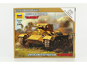 TANK VALENTINE II MILITARY BRITISH INFANTRY/ZVEZDA 1/100�͌^�v�����f���L�b�g