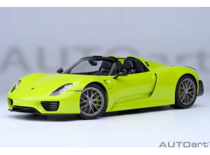 Porsche 918 Spyder Weissach Package, acid green/AUTOart 1/18�~�j�J�[