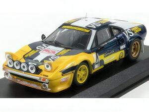 FERRARI - 308 GTB Gr.4 N 4 WINNER RALLY PIANCAVALLO 1980 NICO - GIORGIO BARBAN - YELLOW BLUE/Best-Model 1/43�~�j�J�[