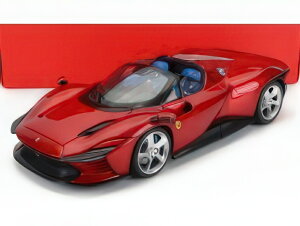FERRARI - DAYTONA SP3 SPIDER OPEN ROOF 2022 - ROSSO MAGMA - RED MET/Bburago 1/18~jJ[ VOl`[V[Y