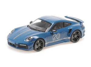 2021 Porsche 911 (992) Turbo S coupe Sport Design, blue/MINICHAMPS 1/18~jJ[