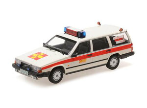 1986 Volvo 740 GL ASB Koeln, white/red/MINICHAMPS 1/18~jJ[