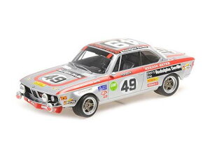 1972 BMW 2800 CS Team Schnitzer Motul #49 Herzog/Heyer 24H Spa Francorchamps, silver/orange/MINICHAMPS 1/18�~�j�J�[