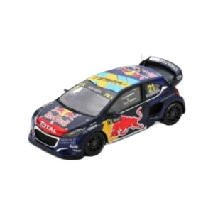 2019 Peugeot 208 WRX #21 Timmy Hansen Winner Race 2 World RX of Spain World RX Driver's Champion WV[Y blue/red/black/Spark 1/43~jJ[