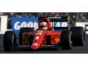 y\z2025N\FERRARI - F1 641/2 N 2 WINNER PORTUGAL GPhCo[tBMAt 1990 NIGEL MANSELL - RED BLACK/GP Replicas 1/18~jJ[