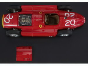 y\z2025N\FERRARI - F1 D50 N 20 WORLD CHAMPION 4th MONACO GP 1956 JUAN MANUEL FANGIO - EUGENIO CASTELLOTTI - RED YELLOW/GP Replicas 1/12~jJ[