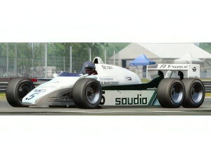 y\z2025N\WILLIAMS - F1 FW08 TEAM FORD SIX WHEELS (6 RUOTE) N 0 TEST SEASONhCo[tBMAt 1982 JONATHAN PALMER - WHITE GREEN/GP Replicas 1/18~jJ[