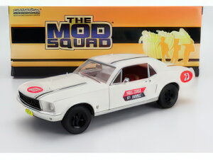 FORD USA - MUSTANG COUPE N 23 THRILL CIRCUS BY KARNES 1967 - THE MOD SQUAD - WHITE/Greenlight 1/18~jJ[