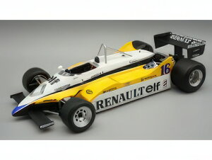 y\z2025N\RENAULT - F1 RE30B V6 TURBO TEAM RENAULT ELF N 16 WINNER ITALY GP 1982 RENE ARNOUX - WHITE YELLOW BLACK/Tecno 1/18~jJ[