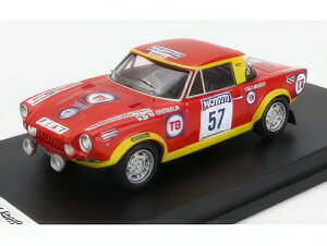 FIAT - 124 ABARTH (night version) N 57 RALLY 1000 LAKES 1974 MARKETTA OKSALA - TERTTU AHO - RED YELLOW/Trofeu 1/43�~�j�J�[ 150�����