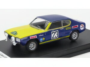 FORD ENGLAND - CAPRI 2600 (night version) N 23 2nd RALLY BAVARIA 1971 WALTER ROHRL - HERBERT MARECEK - BLUE YELLOW/Trofeu 1/43~jJ[ 150