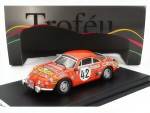 RENAULT - A110 ALPINE (night version) N 42 RALLY TOUR DE LA REUNION 1979 BERNARD BEGUIN - PHILIPPE OZOUX - ORANGE/Trofeu 1/43�~�j�J�[ 150�����