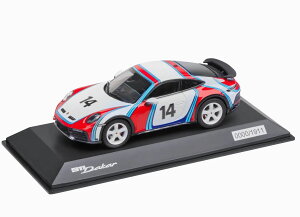 PORSCHE - 911 992 DAKAR COUPE N 14 MARTINI RACING LIVERY 2023 - WHITE RED BLUE/Spark 1/43~jJ[ |VFfB[[f 1911