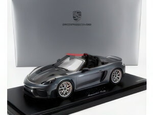 PORSCHE - 718 (982) SPIDER RS 2024 GREY BLACK/Spark 1/18~jJ[ |VFfB[[f 718