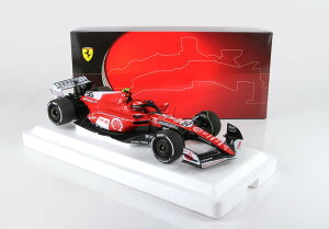 FERRARI - F1 SF-23 TEAM SCUDERIA FERRARI N 55 LAS VEGAS USA GP 2023 CARLOS SAINZ - RED WHITE BLACK/BBR 1/18�~�j�J�[