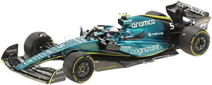 ASTON MARTIN F1 AMR22 TEAM ARAMCO COGNIZART N 5 ABU DHABI GP LAST RACE 2022 SEBASTIAN VETTEL - GREEN BLACK /Minichamps 1/18 �~�j�J�[
