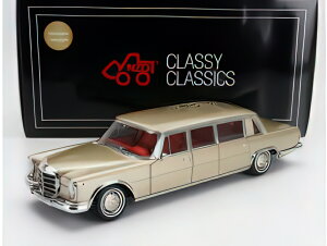 MERCEDES BENZ SCLASS 600 LWB PULLMAN (W100) 1969 CHAMPAGNE/NZG 1/18�~�j�J�[