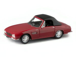 y\z2025N\OSCA - 1600GT FISSORE CABRIOLET CLOSED 1963 - BROWN BLACK/ESVAL 1/43~jJ[