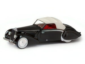 y\z2025N\DELAGE - D6-70 CABRIOLET LETOURNEUR & MARCHAND CLOSED 1939 - BLACK WHITE/ESVAL 1/43~jJ[