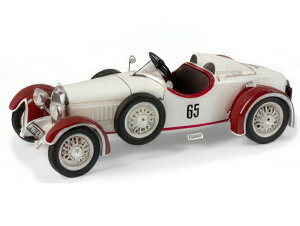y\z2025N\AUSTRO-DAIMLER - ADR8 TORPEDO ROADSTER N 65 RACING 1929 - WHITE BROWN/ESVAL 1/43~jJ[