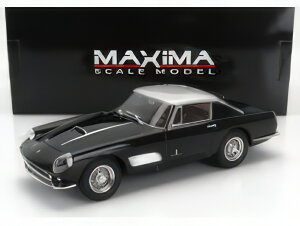 FERRARI - 410 SUPERAMERICA III SERIES PININFARINA COUPE 1958 - BLACK SILVER/MAXIMA 1/18~jJ[ CO