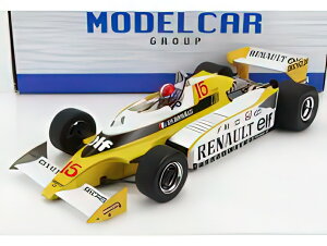 RENAULT F1 RS10 TEAM RENAULT ELF N 15 POLE POSITION AND WINNER FRANCE GP 1979 JEAN PIERRE JABOUILLE YELLOW WHITE/MCG 1/18~jJ[