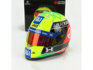SCHUBERTH HELMET - F1 CASCO HELMET VF-21 TEAM URALKALI N 47 SEASON 2021 MICK SCHUMACHER - GREEN RED BLACK YELLOW/MINI HELMET 1/2wbg