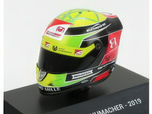 SCHUBERTH HELMET - F2 KEYRING HELMET DALLARA TEAM PREMA RACING N 9 SEASON MICK SCHUMACHER 2019 - YELLOW GREEN RED BLACK/MINI HELMET 1/4wbg