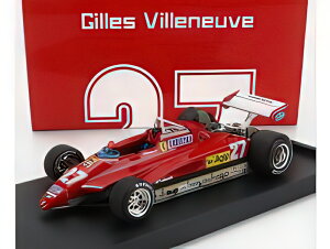 FERRARI F1 126C2 N 27 2nd SAN MARINO IMOLA GP 1982 GILLES VILLENEUVE RED/BRUMM 1/43~jJ[