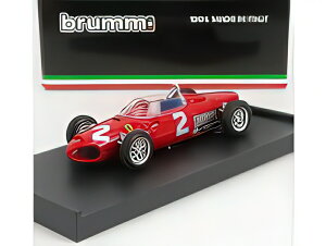 FERRARI F1 156 N 2 WINNER USA GP PHIL HILL 1961 WORLD CHAMPION RED/BRUMM 1/43wbg